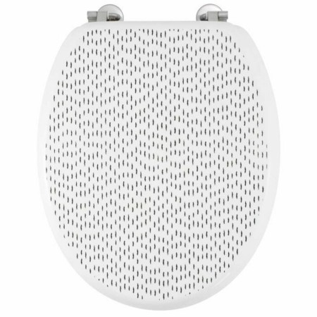 Abattant WC Gelco Blanc/Noir Bois MDF: Plus de 300.000 produits de grandes marques en vente directe à prix usine sur cadeaufou.c