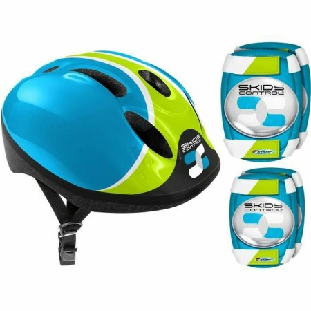 Kit Casque et Genouillères Bleu Coudières: Plus de 300.000 produits de grandes marques en vente directe à prix usine sur cadeauf