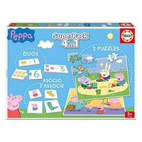 Jouet Educatif Peppa Pig SuperPack 4 in 1 Educa Multicouleur (Espagnol): Plus de 300.000 produits de grandes marques en vente di