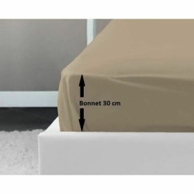 Drap housse Lovely Home Beige Lit double 140 x 190 cm: Plus de 300.000 produits de grandes marques en vente directe à prix usine