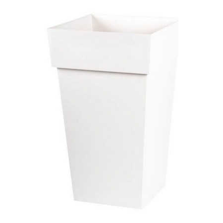 Pot EDA Tuscan Carré Blanc polypropylène (39 x 39 x 65 cm): Plus de 300.000 produits de grandes marques en vente directe à prix 