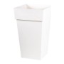 Pot EDA Tuscan Carré Blanc polypropylène (39 x 39 x 65 cm): Plus de 300.000 produits de grandes marques en vente directe à prix 