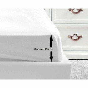 Drap housse Lovely Home Blanc 140 x 190 cm: Plus de 300.000 produits de grandes marques en vente directe à prix usine sur cadeau