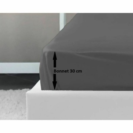 Drap housse Lovely Home Gris Gris foncé Lit double 160 x 200 cm: Plus de 300.000 produits de grandes marques en vente directe à 