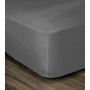 Drap housse Lovely Home Gris Gris foncé Lit double 140 x 190 cm: Plus de 300.000 produits de grandes marques en vente directe à 