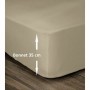 Drap housse Lovely Home Beige 180 x 200 180 x 200 cm: Plus de 300.000 produits de grandes marques en vente directe à prix usine 