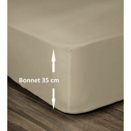 Drap housse Lovely Home Beige 180 x 200 180 x 200 cm: Plus de 300.000 produits de grandes marques en vente directe à prix usine 