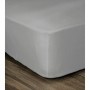 Drap housse Lovely Home Gris Gris clair Lit double 180 x 200 cm: Plus de 300.000 produits de grandes marques en vente directe à 