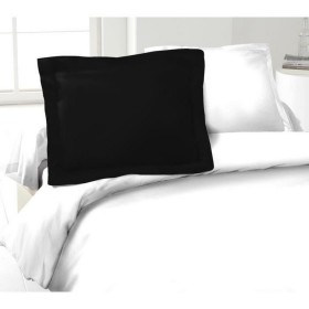 Taie d'oreiller Lovely Home Noir 50 x 70 cm 100 % coton: Plus de 300.000 produits de grandes marques en vente directe à prix usi