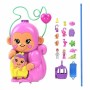 Poupon avec accessoires Polly Pocket Mommy Monkey and Baby: Plus de 300.000 produits de grandes marques en vente directe à prix 