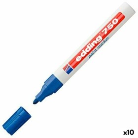 Marqueur permanent Edding 750 Bleu (10 Unités): Plus de 300.000 produits de grandes marques en vente directe à prix usine sur ca