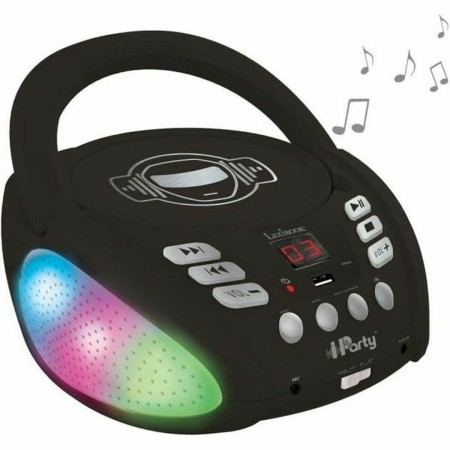 Lecteur CD/MP3 Lexibook iParty Bluetooth 5.0 Noir USB: Plus de 300.000 produits de grandes marques en vente directe à prix usine