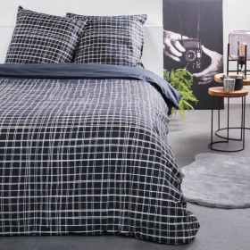Parure de couette TODAY Bleu 240 x 220 cm 3 Pièces: Plus de 300.000 produits de grandes marques en vente directe à prix usine su