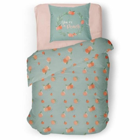 Parure de couette Roupillon peach 140 x 200 cm Vert 2 Pièces: Plus de 300.000 produits de grandes marques en vente directe à pri