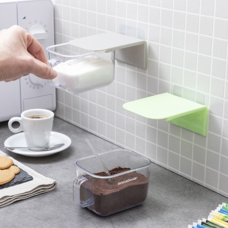 Récipients de Cuisine Adhésifs Amovibles Handstore InnovaGoods Pack de 2 unités: Plus de 300.000 produits de grandes marques en 