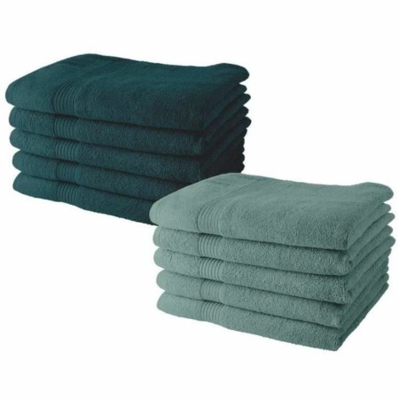 Ensemble de Serviettes TODAY 5 peacock + 5 cecidon 50 x 90 cm (10 Unités): Plus de 300.000 produits de grandes marques en vente 