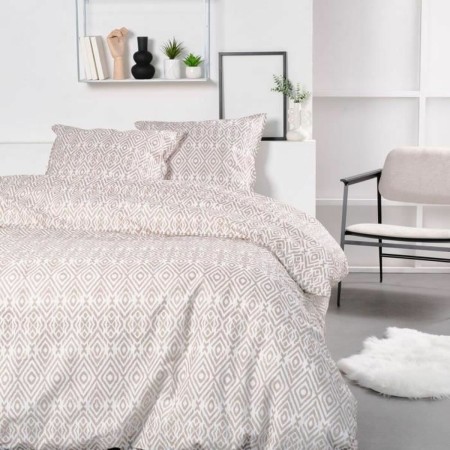 Housse de Couette TODAY Géométrique Blanc Beige 240 x 200 cm: Plus de 300.000 produits de grandes marques en vente directe à pri