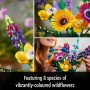 Set de construction Lego Icons 10313 Bouquet of wild flowers 939 Pièces: Plus de 300.000 produits de grandes marques en vente di