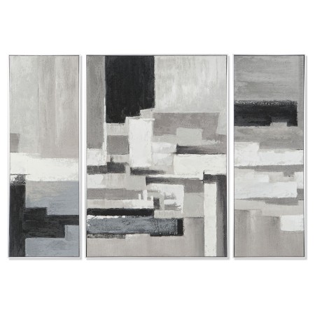 Jeu de 3 tableaux DKD Home Decor Abstrait Moderne 140 x 3,5 x 100 cm: Plus de 300.000 produits de grandes marques en vente direc