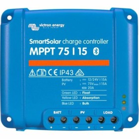 Contrôleur Victron Energy SmartSolar MPPT 75/15 12/24 V 15 A Solaire: Plus de 300.000 produits de grandes marques en vente direc