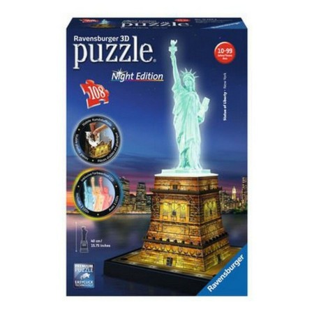 Puzzle 3D Night Edition Ravensburger 12596 (108 pcs) 216 Pièces: Plus de 300.000 produits de grandes marques en vente directe à 