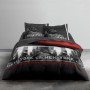 Jeu de draps TODAY Noir Rouge 140 x 200 cm: Plus de 300.000 produits de grandes marques en vente directe à prix usine sur cadeau