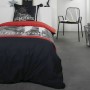 Jeu de draps TODAY Noir Rouge 140 x 200 cm: Plus de 300.000 produits de grandes marques en vente directe à prix usine sur cadeau