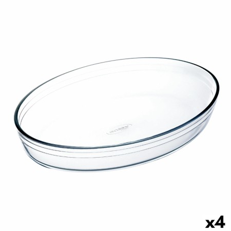 Plat de Four Ô Cuisine Ocuisine Vidrio Transparent verre Ovale 30 x 21 x 7 cm (4 Unités): Plus de 300.000 produits de grandes ma