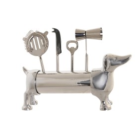 Coffret Cocktail DKD Home Decor 37 x 9 x 18 cm Argenté Acier inoxydable: Plus de 300.000 produits de grandes marques en vente di
