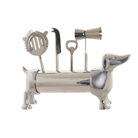 Coffret Cocktail DKD Home Decor 37 x 9 x 18 cm Argenté Acier inoxydable: Plus de 300.000 produits de grandes marques en vente di