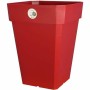 Pot Riviera Rouge Carré 49 x 49 x 50 cm: Plus de 300.000 produits de grandes marques en vente directe à prix usine sur cadeaufou