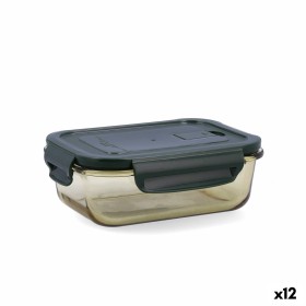 Boîte à lunch hermétique Bidasoa Infinity Rectangulaire 630 ml Jaune verre (12 Unités): Plus de 300.000 produits de grandes marq