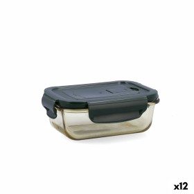 Boîte à lunch hermétique Bidasoa Infinity Rectangulaire 370 ml Jaune verre (12 Unités): Plus de 300.000 produits de grandes marq