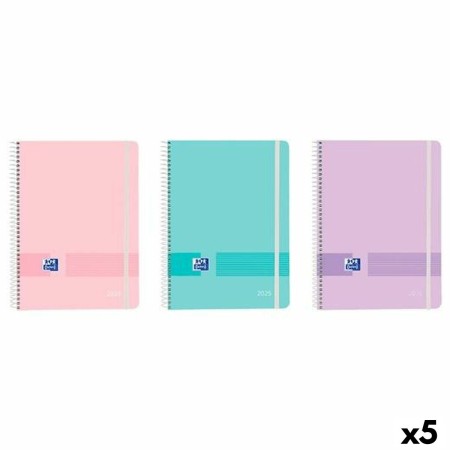 Agenda Oxford LIVE&GO A5 15 x 21 cm 2025 (5 Unités): Plus de 300.000 produits de grandes marques en vente directe à prix usine s