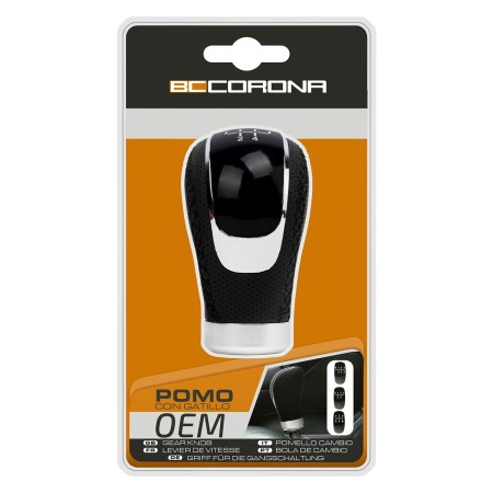 Pommeau de levier de vitesse BC Corona POM30152 Long Noir Cuir: Plus de 300.000 produits de grandes marques en vente directe à p