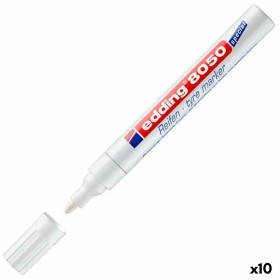 Marqueur permanent Edding E-8050 Tyre Marker Blanc (10 Unités): Plus de 300.000 produits de grandes marques en vente directe à p