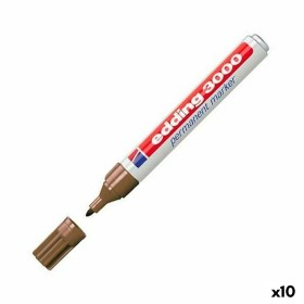 Marqueur permanent Edding 3000 Marron (10 Unités): Plus de 300.000 produits de grandes marques en vente directe à prix usine sur