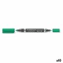 Marqueur permanent Staedtler Lumocolor Duo Vert (10 Unités): Plus de 300.000 produits de grandes marques en vente directe à prix