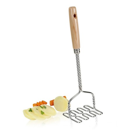 Presse-purée Metaltex Poignées en bois (10 x 9,2 x 32,2 cm): Plus de 300.000 produits de grandes marques en vente directe à prix