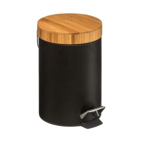 Corbeille à papier 5five Simply Smart Natureo Bambou 3 L Blanc Noir (3 L): Plus de 300.000 produits de grandes marques en vente 