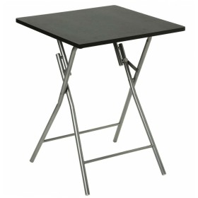 Table Piable Hespéride Noir Rouge Noir/Gris Métal Acier 60 x 60 x 75 cm: Plus de 300.000 produits de grandes marques en vente di