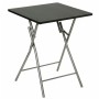 Table Piable Hespéride Noir Rouge Noir/Gris Métal Acier 60 x 60 x 75 cm: Plus de 300.000 produits de grandes marques en vente di