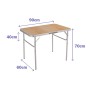 Table Pliante Aluminium D25 Assortie Camping et Plage 90X60X39/70 cm Marbueno 10014: Plus de 300.000 produits de grandes marques
