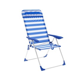 Chaise Pliante Marbueno Bleu Blanc 69 x 110 x 58 cm: Plus de 300.000 produits de grandes marques en vente directe à prix usine s