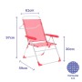 Marbueno Chaise Pliante 5 Positions Aluminium Corail Plage et Piscine 56X61X97 cm 10359: Plus de 300.000 produits de grandes mar