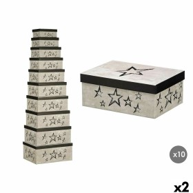 Boîte Décorative Pincello 62 Noir Carton (2 Unités): Plus de 300.000 produits de grandes marques en vente directe à prix usine s