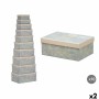 Boîte Décorative Pincello 64 Crème Carton (2 Unités): Plus de 300.000 produits de grandes marques en vente directe à prix usine 