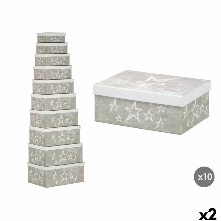 Boîte Décorative Pincello 63 Blanc Gris Carton (2 Unités): Plus de 300.000 produits de grandes marques en vente directe à prix u