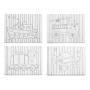 Toile Pincello 29100261 Bois Tissu 8 Unités: Plus de 300.000 produits de grandes marques en vente directe à prix usine sur cadea