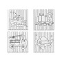Toile Pincello 29100257 Bois Tissu 12 Unités: Plus de 300.000 produits de grandes marques en vente directe à prix usine sur cade
